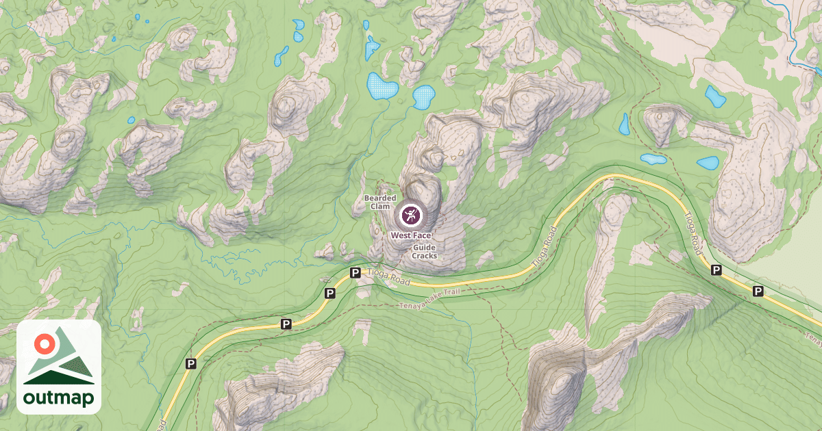 Map of West Face