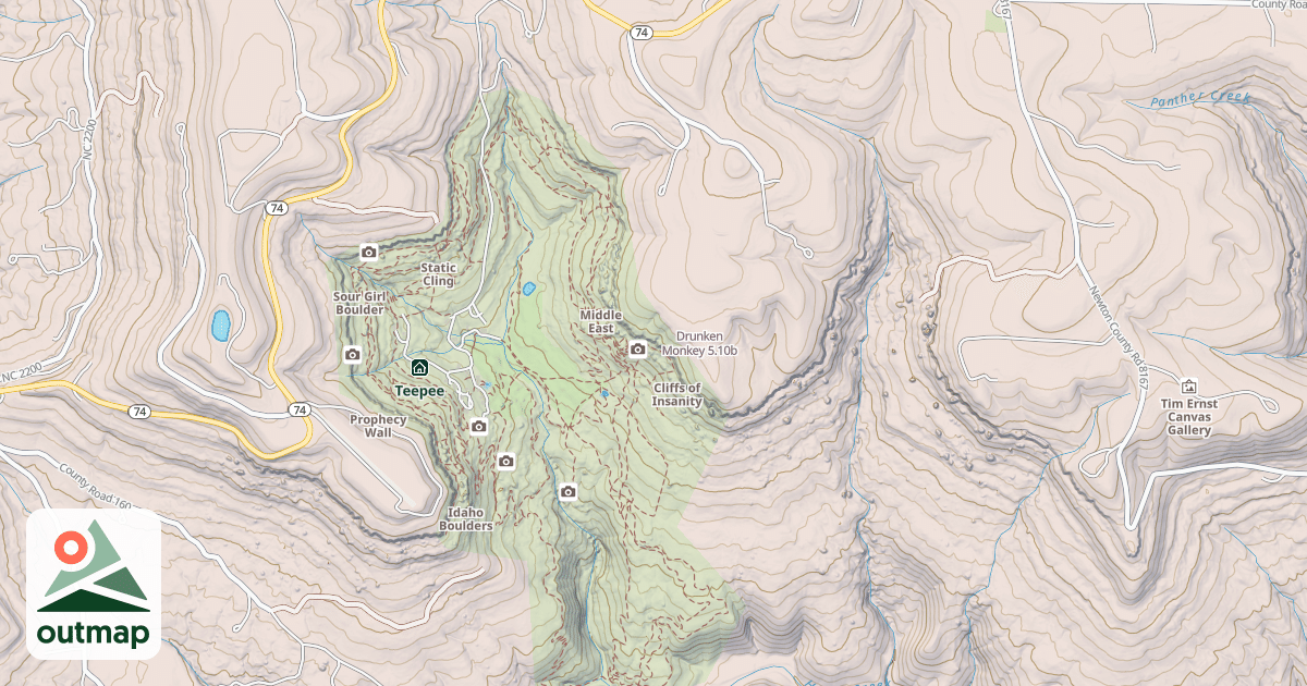 Map of Drunken Monkey