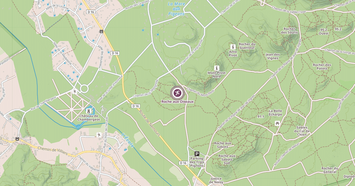 Map preview of Roche aux Oiseaux