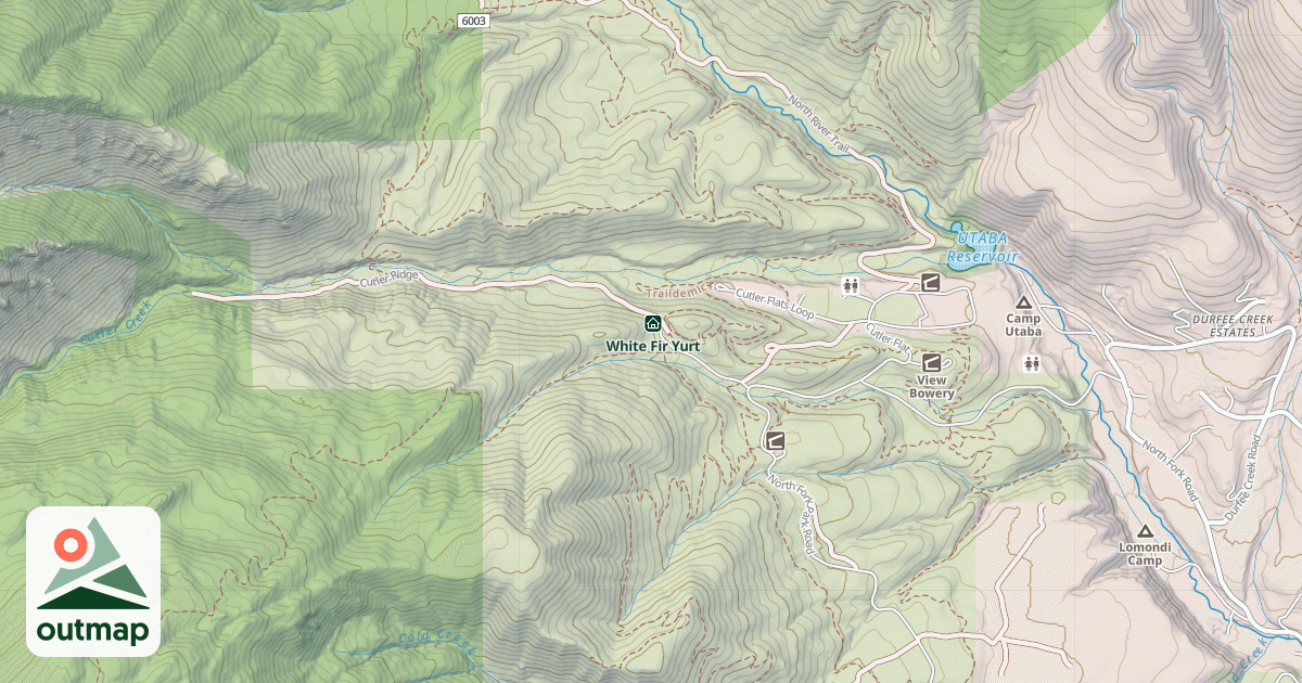 Map of Elderberry Yurt