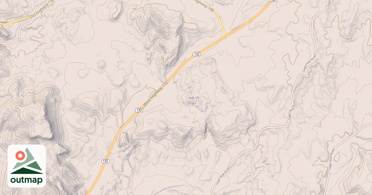 Map of slab