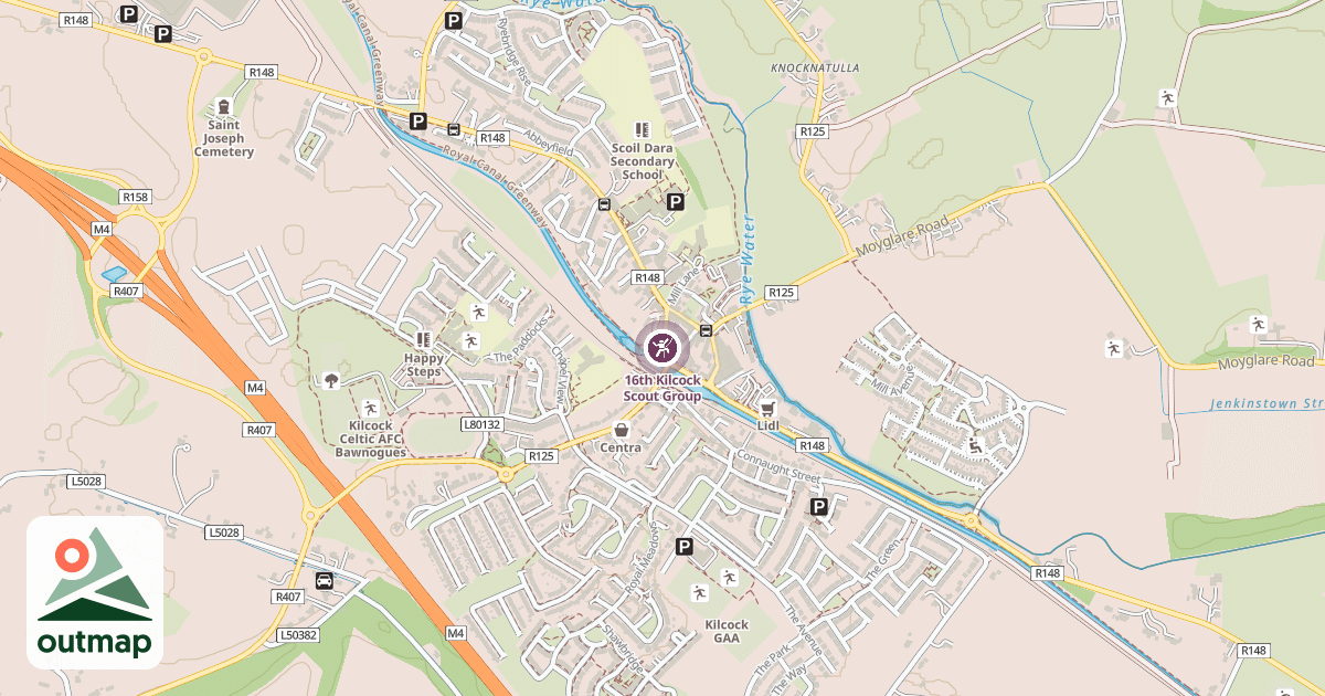 Map of 16th Kilcock Scout Group