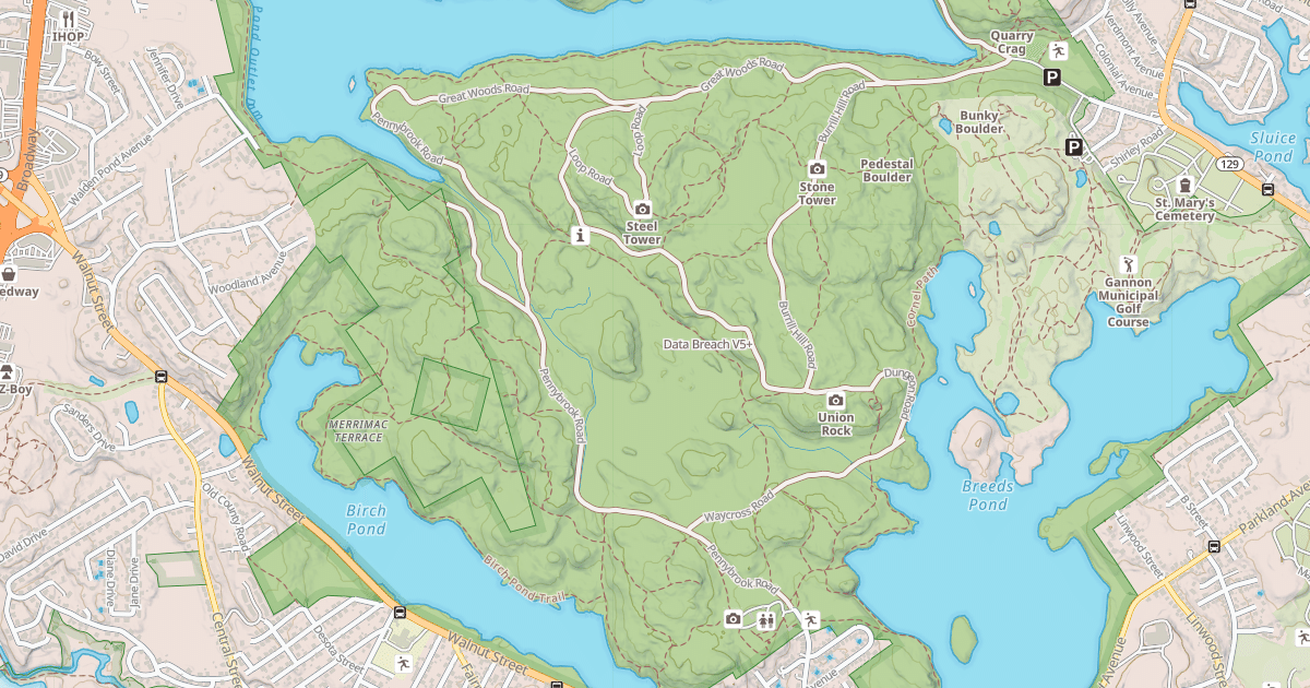 Map preview of Data Breach
