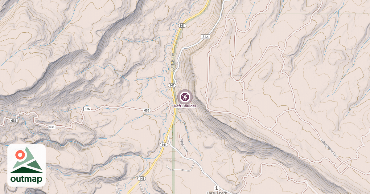 Map of Daft Boulder