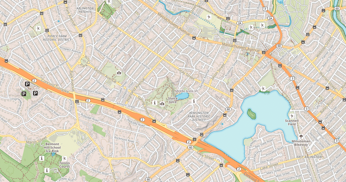 Map preview of Middle Arete