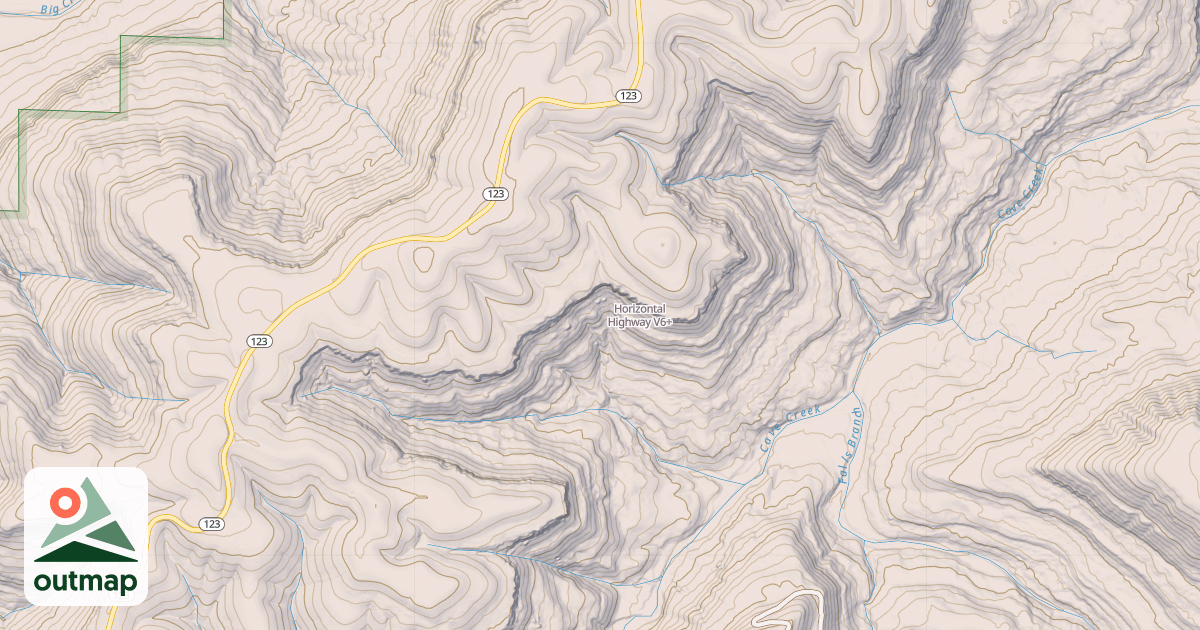 Map of Horizontal Highway