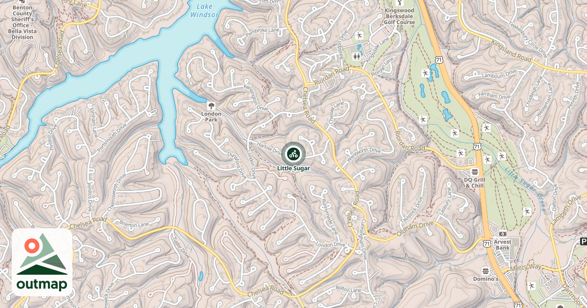 Map of Little Sugar