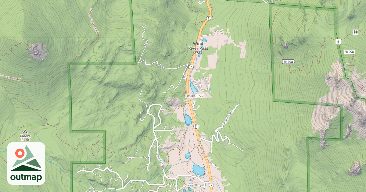 Map of Deville 3