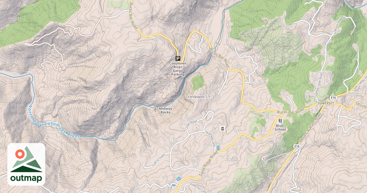 Map of Grandpappy