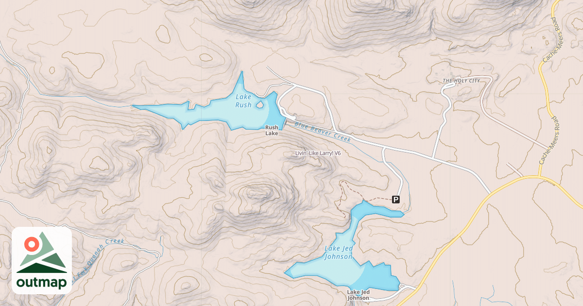 Map of Livin' Like Larry!