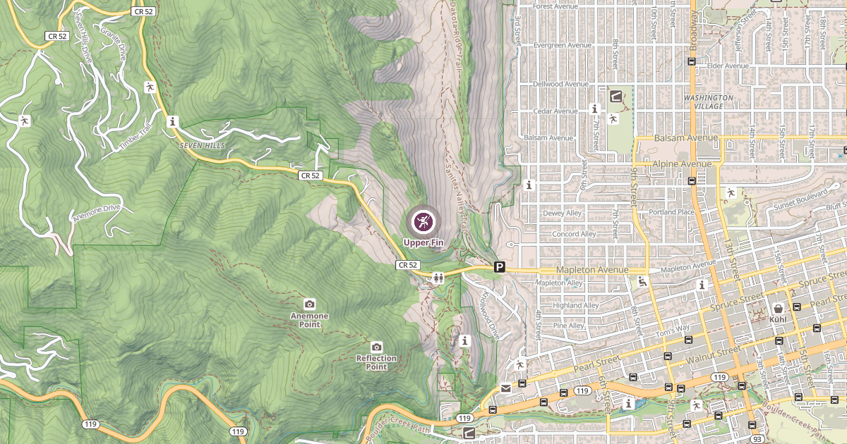 Map preview of Upper Fin