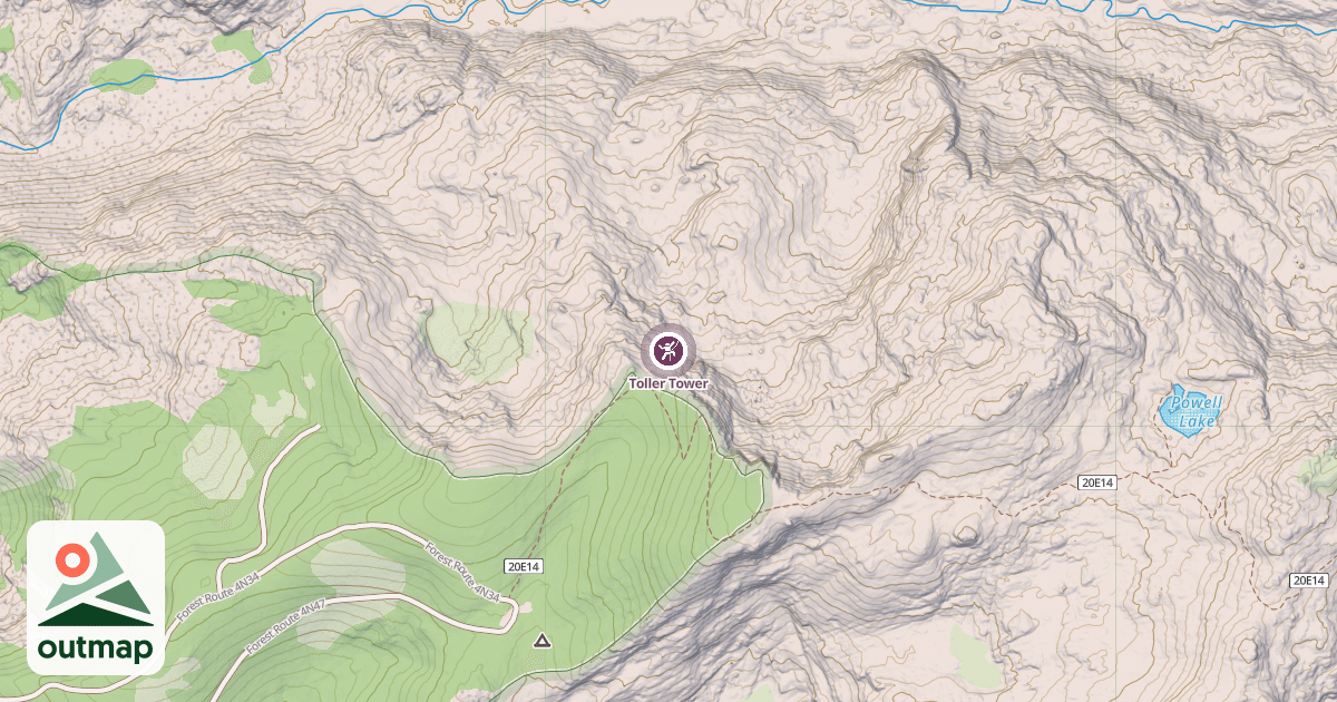Map of Toller Tower