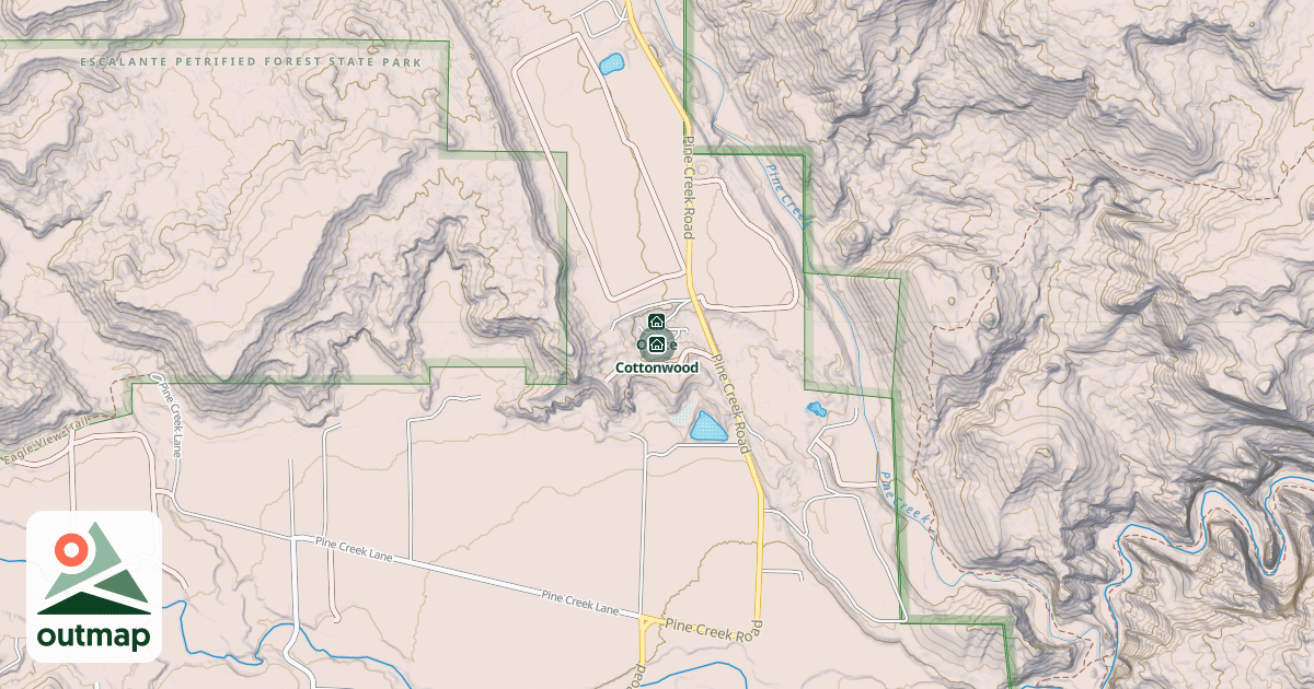 Map of Cottonwood