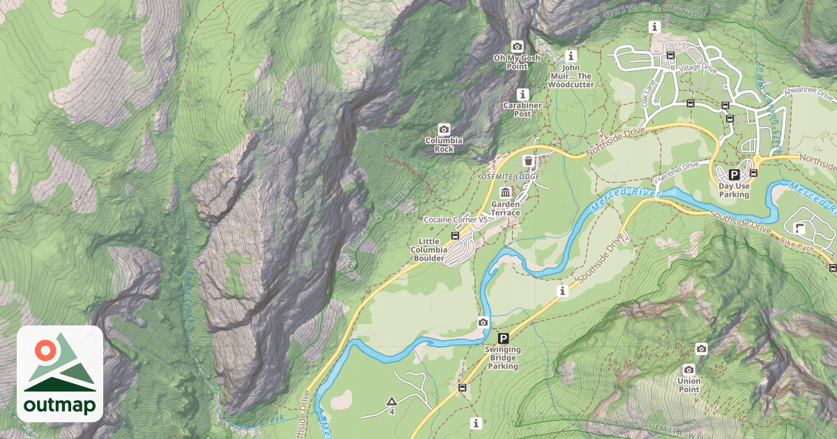Map of Cocaine Corner