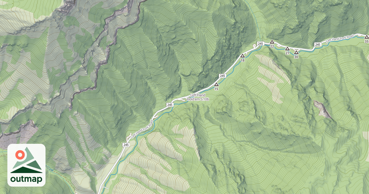 Map of Left Hand Hold'em