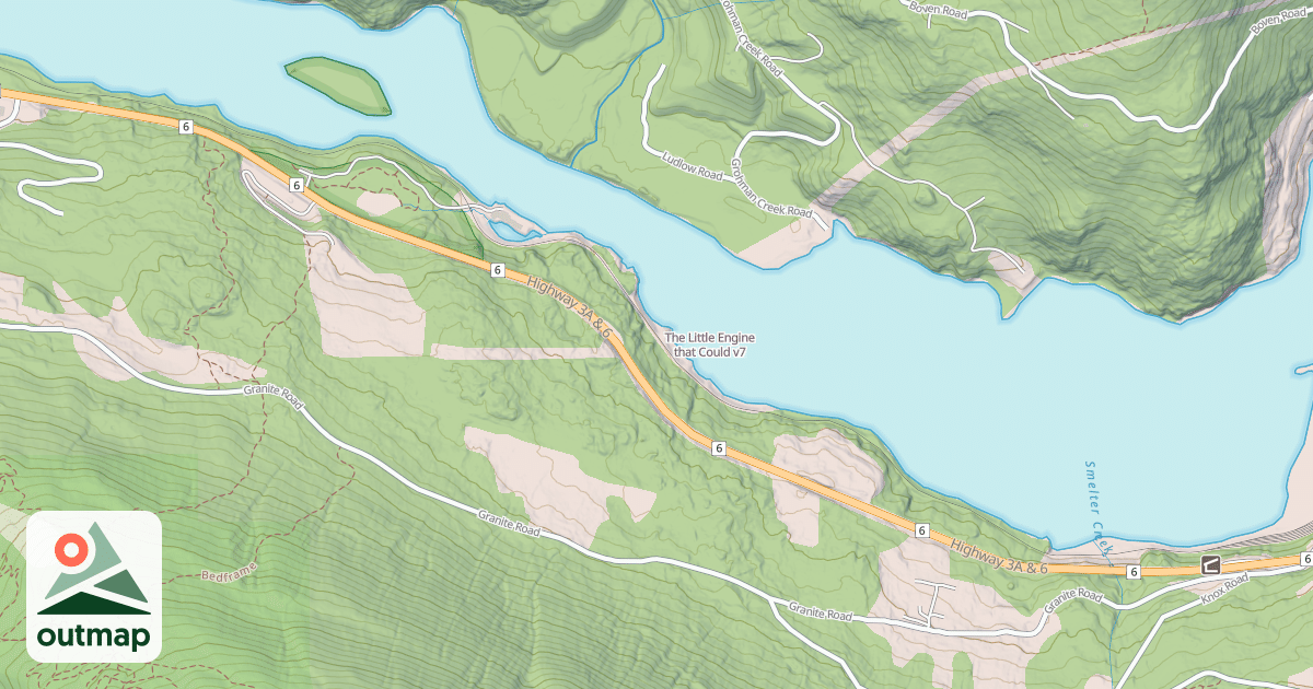 Map of The Little Engine that Could