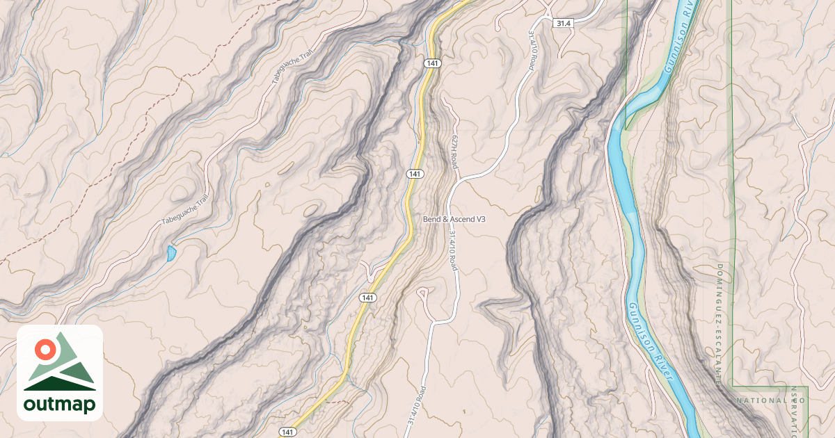 Map of Bend & Ascend