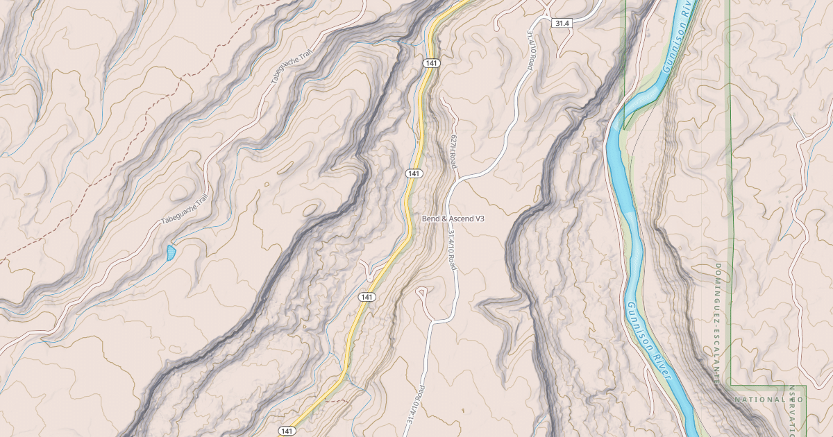 Map preview of Bend & Ascend