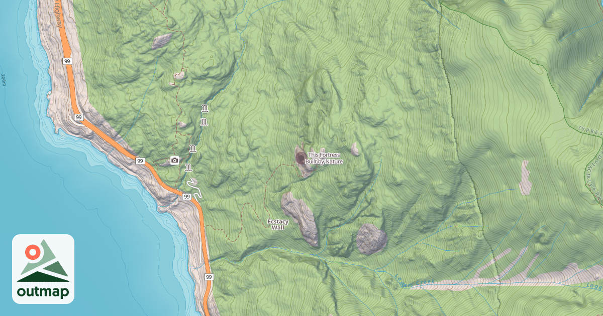 Map of This Fortress Built by Nature