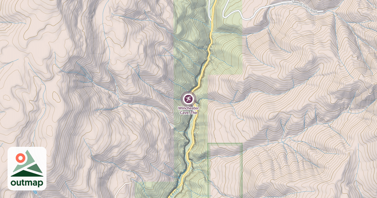 Map of Winchester Cave, The