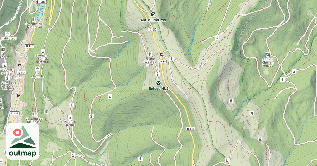 Map of Refuge HUS