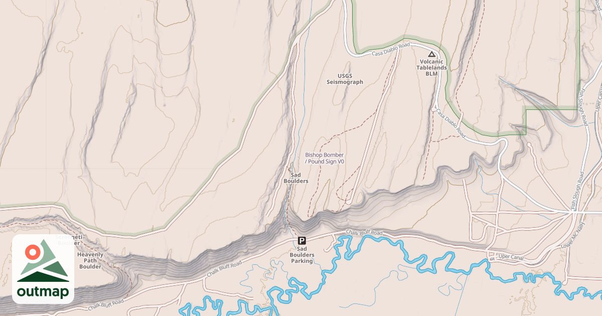 Map of Bishop Bomber / Pound Sign