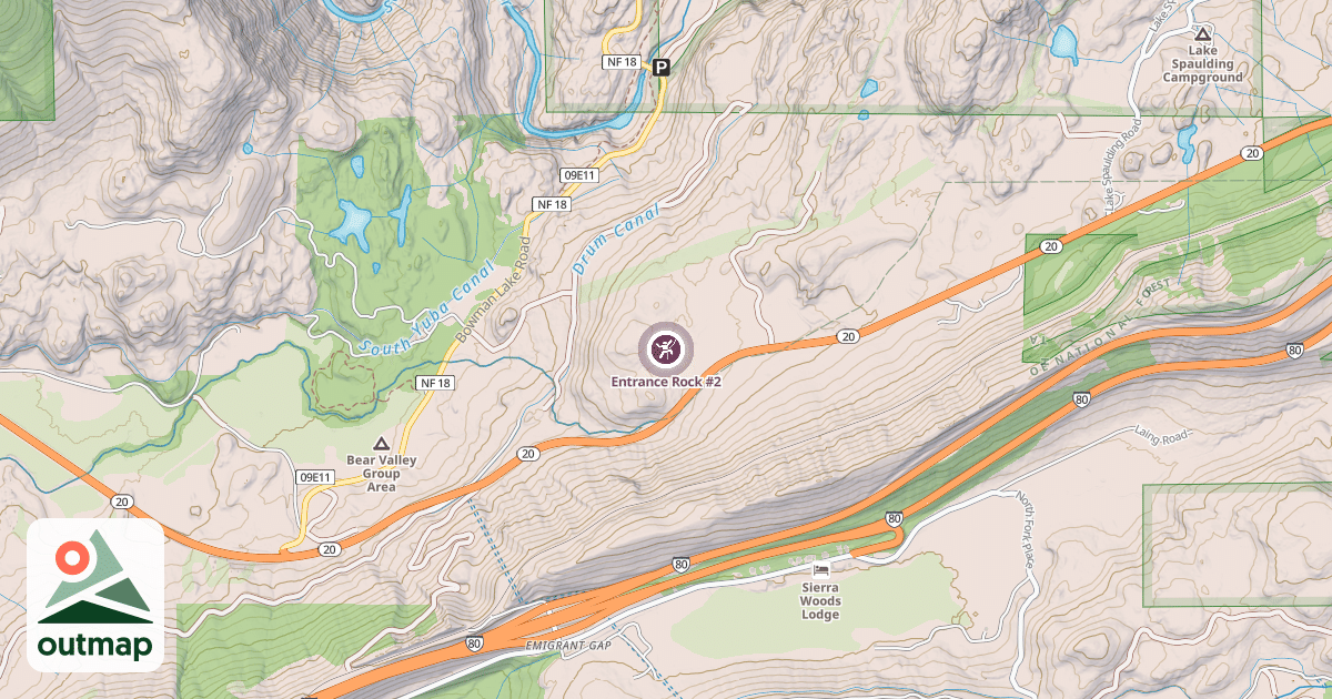 Map of Entrance Rock #2