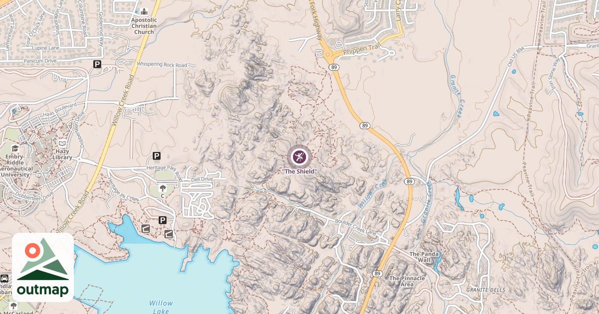 Map of "The Shield"