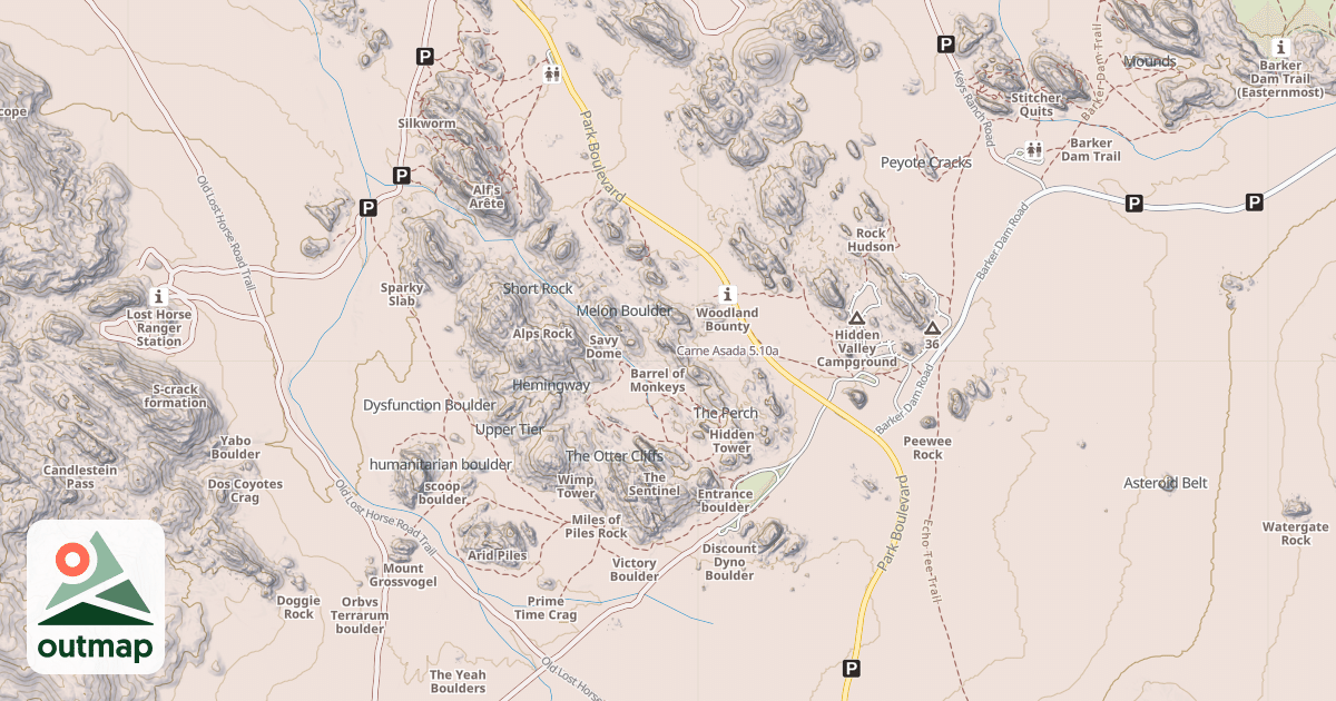 Map of Carne Asada