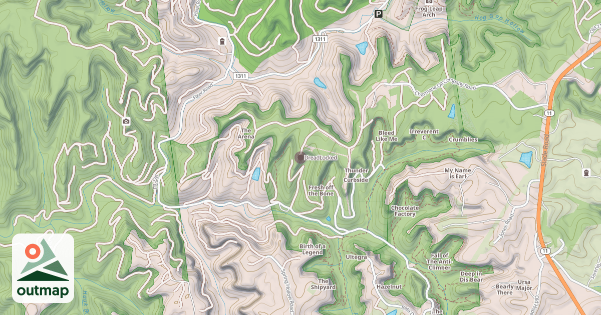 Map of DreadLocked