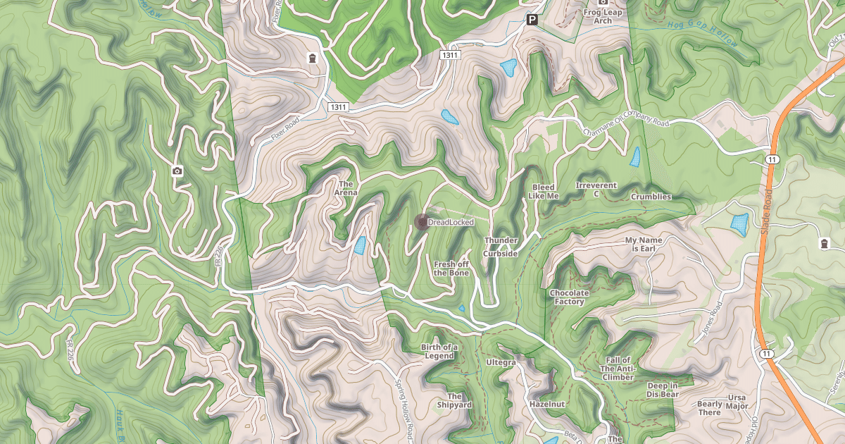Map preview of DreadLocked