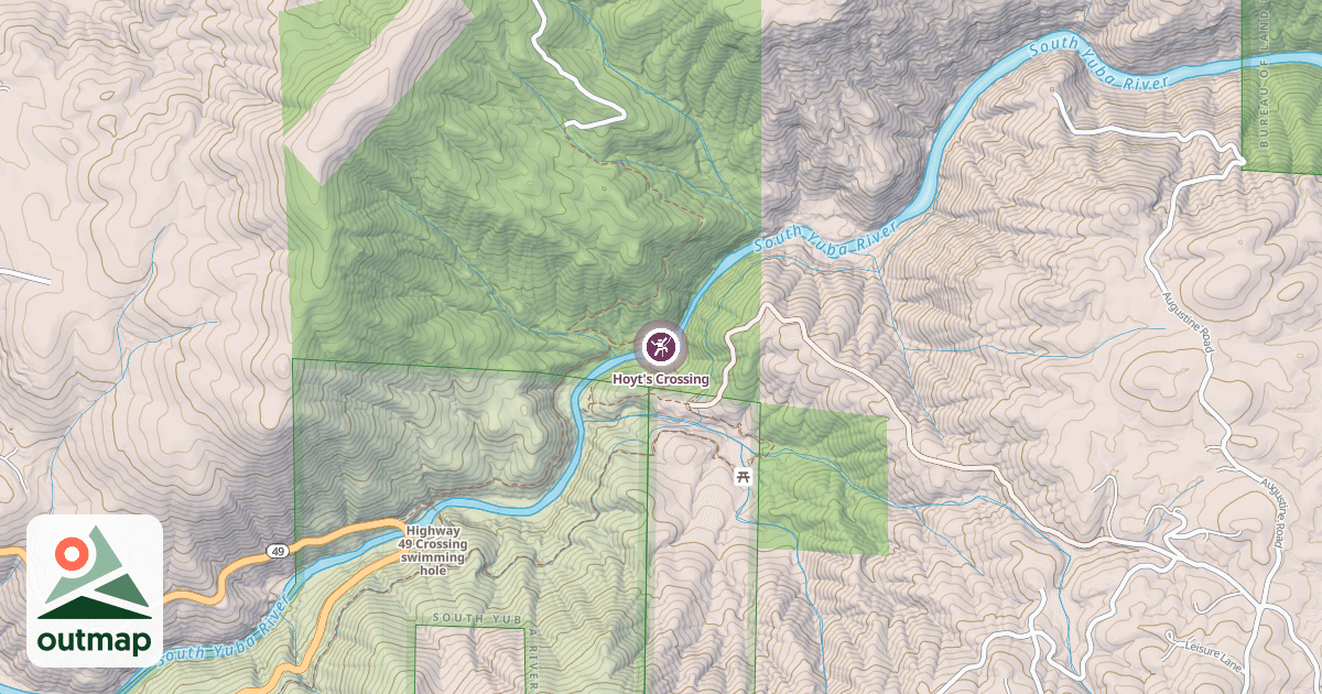 Map of Hoyt's Crossing