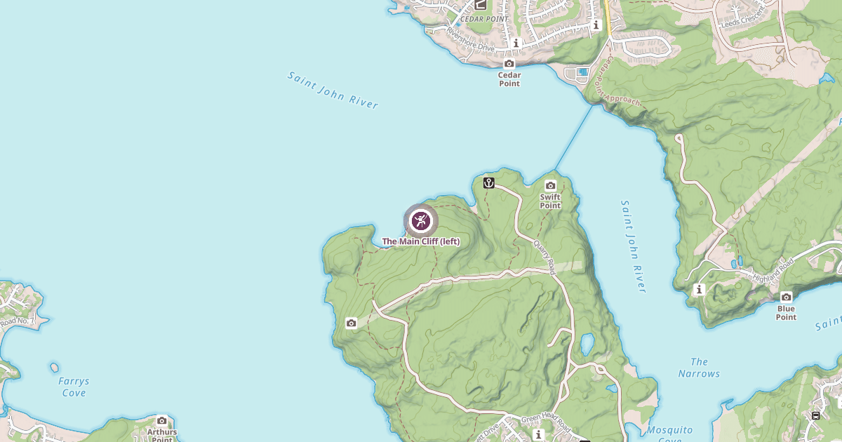 Map preview of The Main Cliff (left)