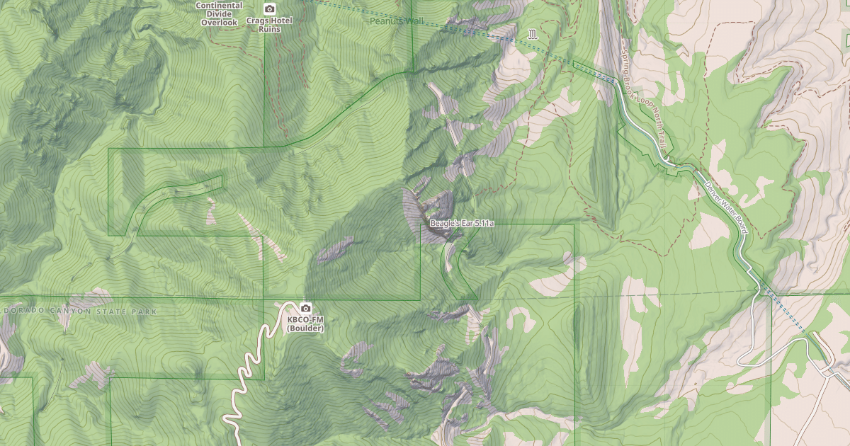 Map preview of Beagle's Ear