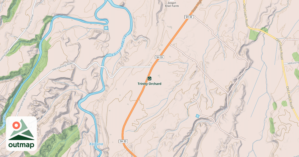 Map of Trinity Orchard