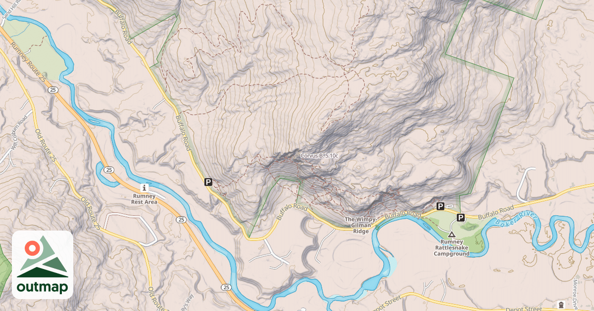 Map of Corvus B.