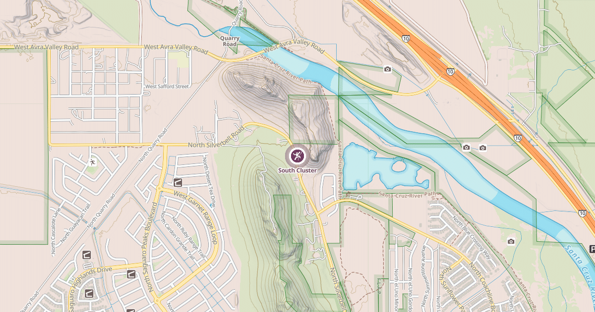 Map preview of South Cluster