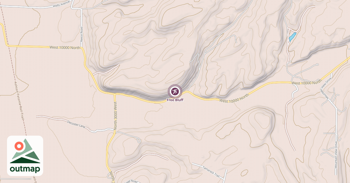 Map of Free Bluff