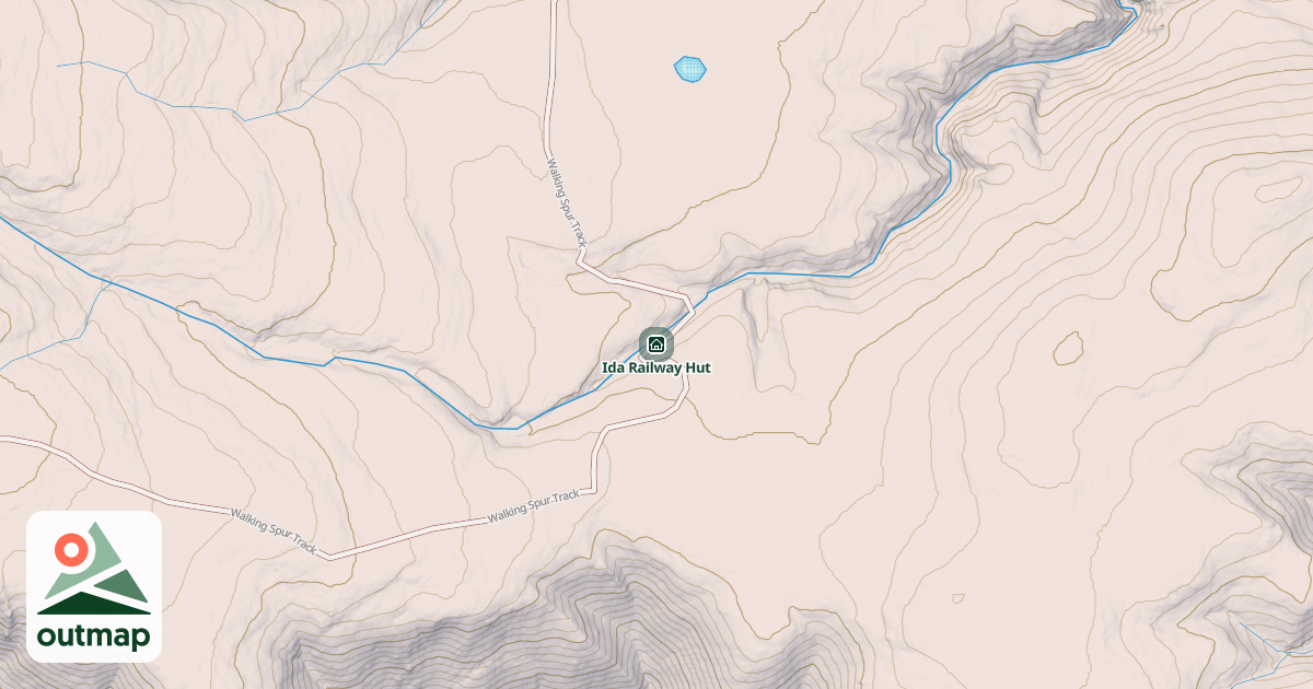 Map of Ida Railway Hut
