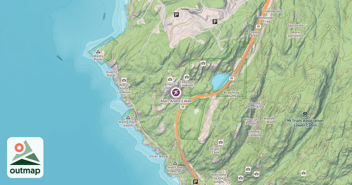 Map of Marc Andre's Wall