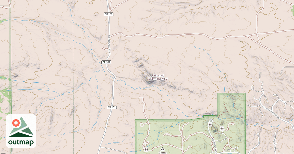 Map of Unnamed Warm-ups