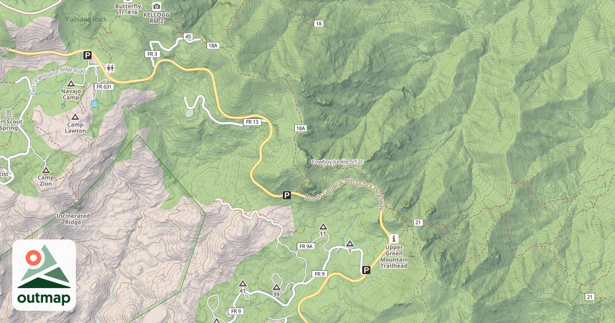 Map of Cowboy Junkie