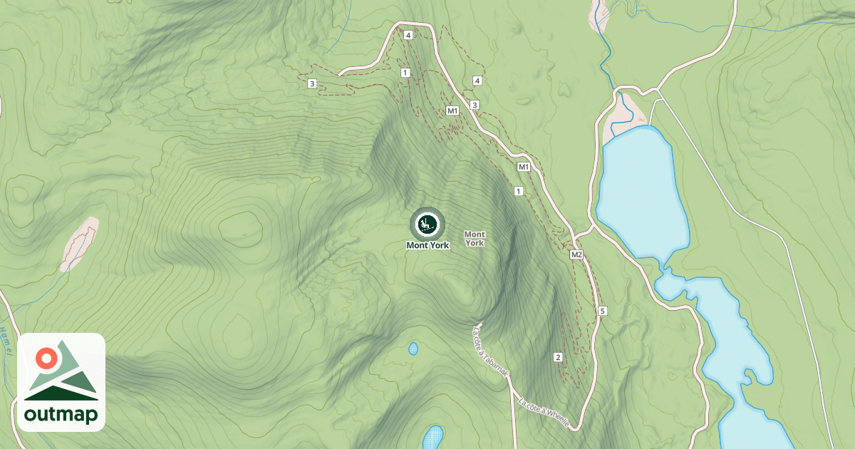 Map of Mont York