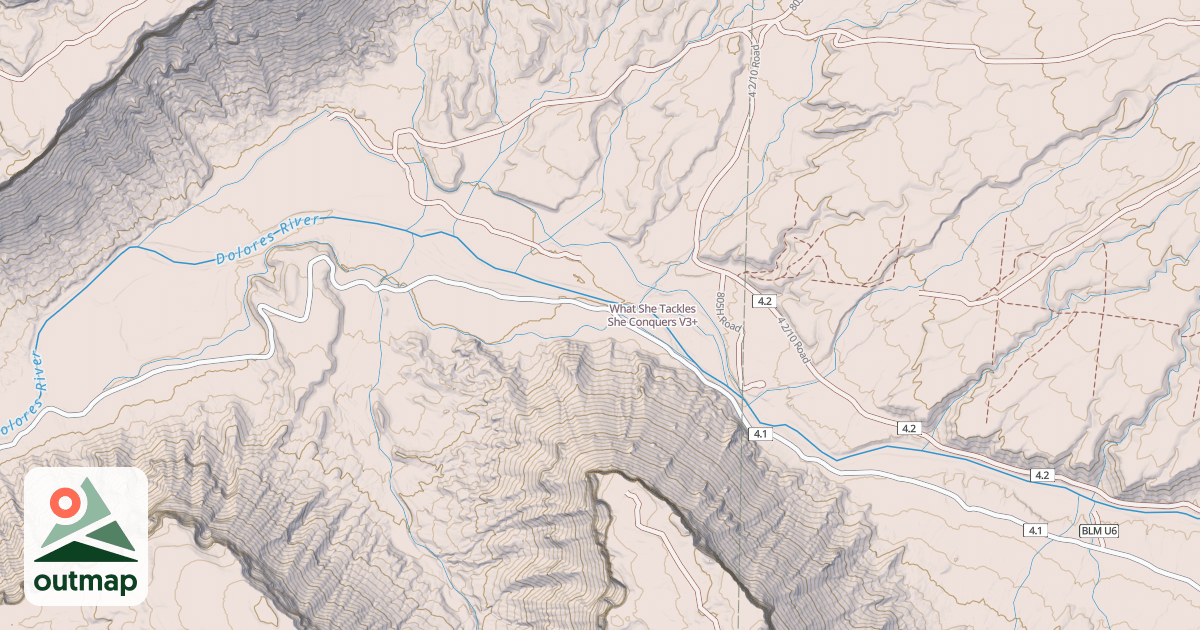 Map of What She Tackles She Conquers