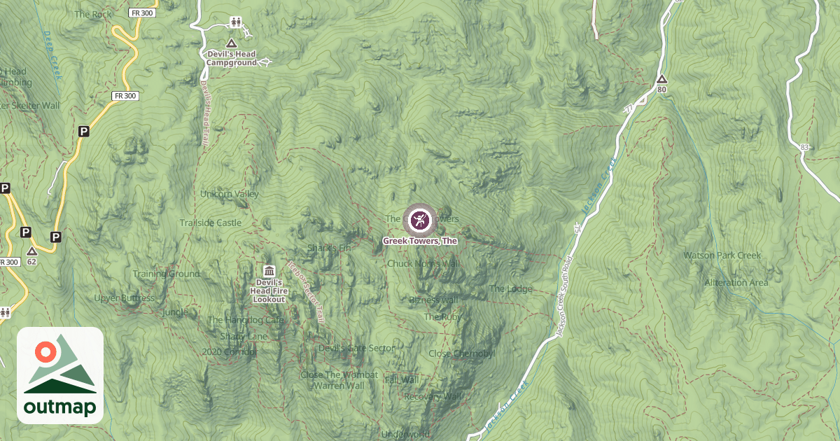 Map of Greek Towers, The