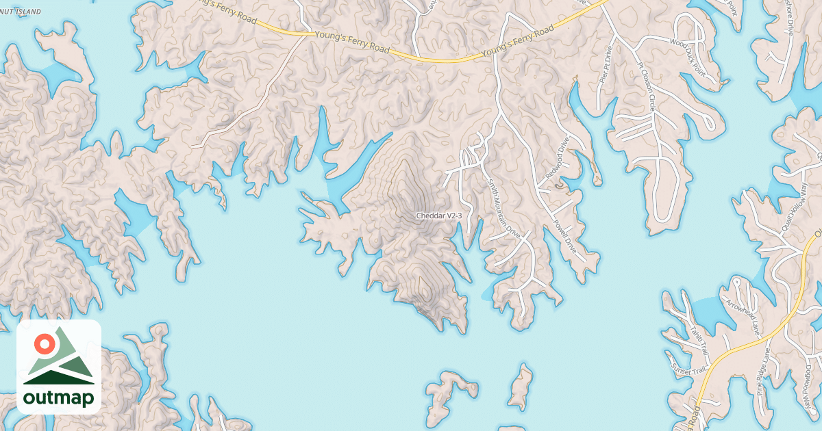Map of Cheddar