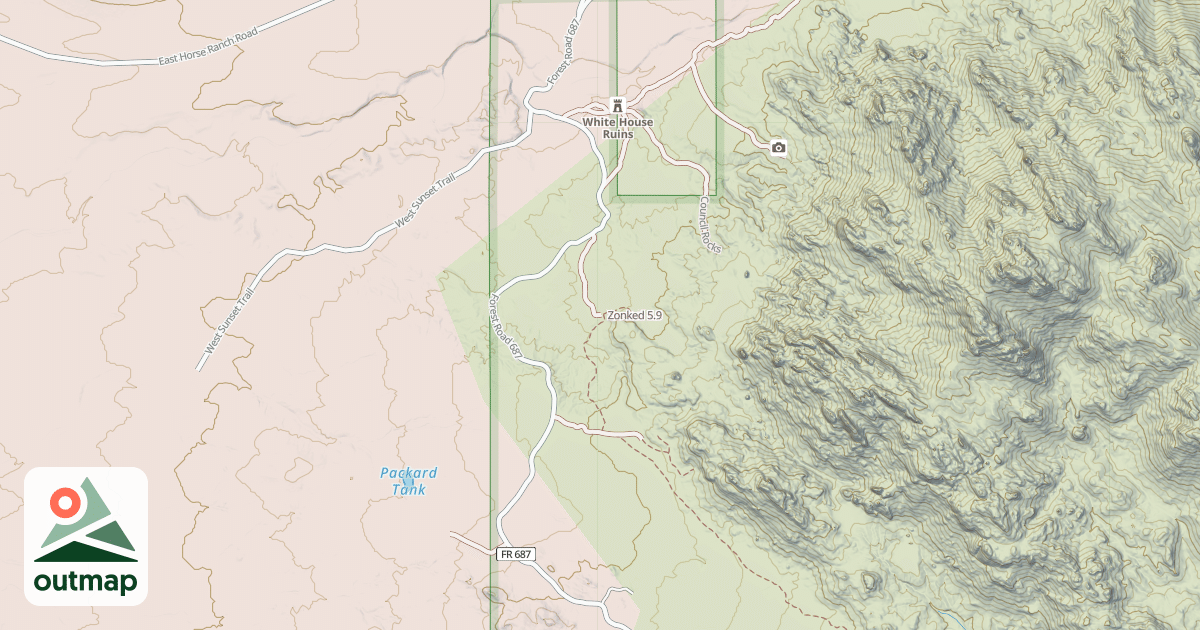 Map of Zonked