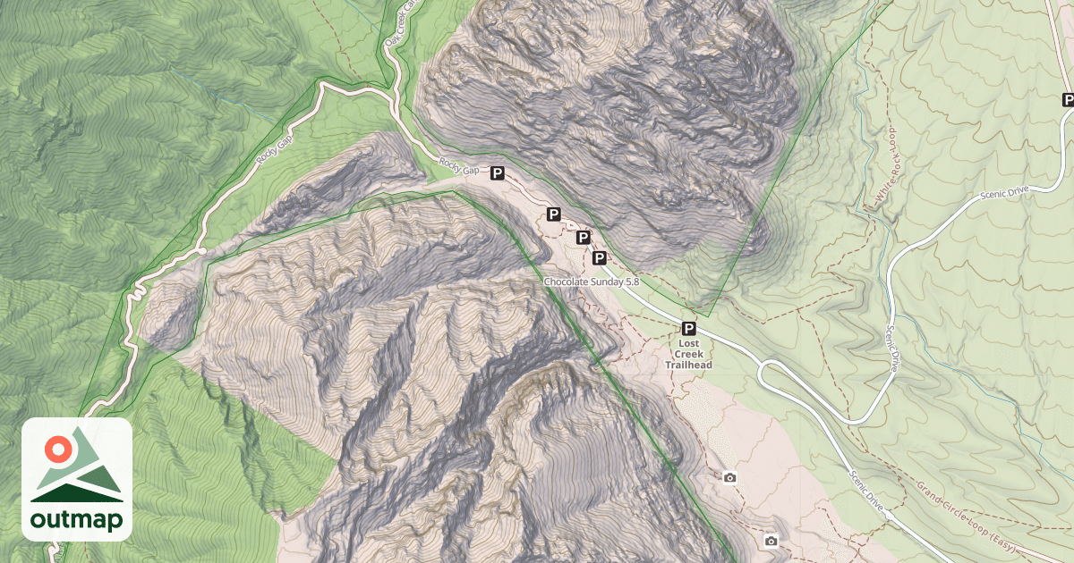 Map of Chocolate Sunday