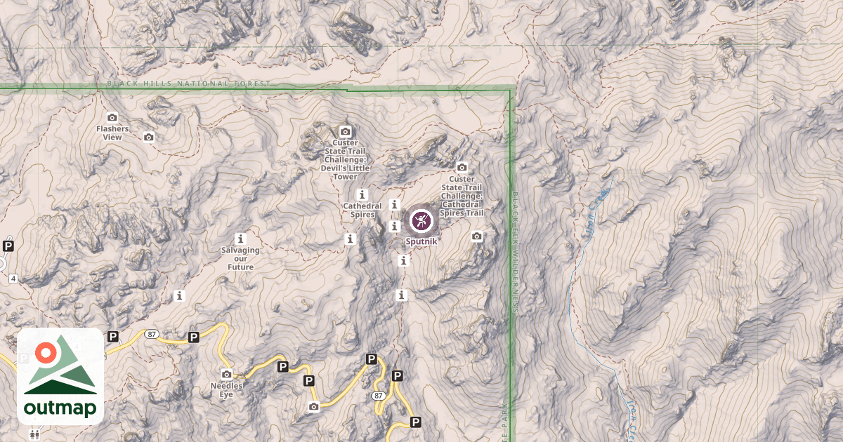 Map of Sputnik