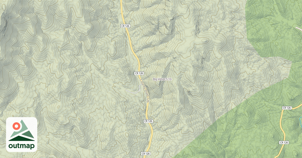 Map of Big Velvet
